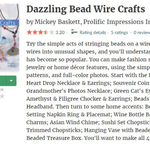 BEAD & WIRE CRAFTS JEWELRY BOOK SET - Picture 15 of 15